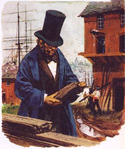 Brunel Got His Inspiration for His Tunnelling Shield from Watching a Shipworm Boring into an Oak Plank by English School